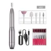 New Electric Nail Drill Machine Portable USB Nails File Polishing Tool Manicure Fingernail Supplies for Home and Salon Use