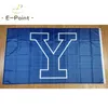 NCAA Yale Bulldogs Flag 3 5ft 90см 150 см. Полиэфирные флажки