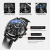 Mens Watches Luxury quartz men's leather strap 30M waterproof fashion men's watch watch for men lighter clock