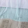 Universal crianças elegante tule tulle dossel circular rosa cúpula de cúpula de cama mosquiteiro para rainha dupla rei