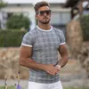 T-shirt moda casual estiva Uomo Palestre Fitness T-shirt manica corta Maschile Bodybuilding Allenamento Magliette Top Abbigliamento Abbigliamento uomo