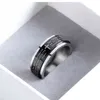 Megin D Rvs Titanium Draaibaar Spinning Bijbel Cross Vintage Retro Ringen voor Mannen Vrouwen Paar Vrienden Gift Sieraden Bo