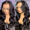 Peruvian 130 Density Body Wave 13x4 Hd Lace Front Wig 14 Inch Loose Wave 360 Lace Frontal Wig Simulation Human Hair Wigs Pre Plucked