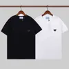 Men's T-Shirts Designer New Mens t Shirt Fashion Luxury Triangle Letter Printing Pattern Round Neck Short-sleeved Pure Cotton Clothing Casual Sports Breathable PYPC