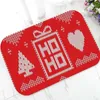 Eigenzinnige Kerst Socking Ho Deurat Chrismas Grappige Santa Claus Rubber Deur Mats Tapijt Tapijt Cool Holiday Gift Home Decor 210928