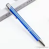 Metal Press Ballpoint Pen Fashion Date 1.0mm pinppoint Pen School Office Office Writing Supplies Advertising Tagues Proginior Hight XVT1774