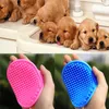 Brosse de bain pour chien et chat, peigne, gant en caoutchouc, poils, fourrure, toilettage, Massage, gants de nettoyage de cuisine, gants de lavage en Silicone pour animaux de compagnie