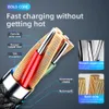 Fast Quick charging cables Aluminum Alloy 3A 1m 2m 3m Type c micro 5pin Braided USB-C Data charger Cable For Samsung S10 S20 android phone