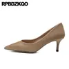 Klänningskor 2021 Storlek 4 34 Pekade Toe Casual Kvinnor Scarpin Fashion High Heels Italienska Tunna Luxury Stiletto Pumps Slip på Designer