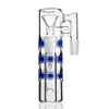 Catcher di cenere di vetro cattura di riciclar tre ashcatcher da 14 mm 18 mm adattatore maschio femmina per bong d'acqua di vetro e brongone tubo d'acqua