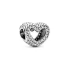925 Sterling Silver Silver Share Forme Charm Beads Fit Pandora Bracelet DIY Femmes Bijoux Cadeau