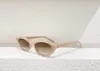 Occhiali da sole Cat Eye Montatura nera Lenti grigio scuro Sunnies Occhiali da sole moda donna Occhiali Protezione UV con Box2561563