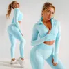 Männer Hoodies Männer Sweatshirts Nahtlose Frauen Yoga Set Sportswear Gym Kleidung Fitness Langarm Crop Top Hohe Taille Leggings