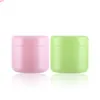 50g 100g 50pcslot White Transparent Green Pink Yellow Empty Cosmetic Plastic Eyeshadow Makeup Face Cream Jar Pot Containerhigh qt9549134