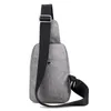 Sac à coffre décontracté pour homme jeune garçons croix corps simple épaule bagage mâle sac de messager sport bleu noir gris