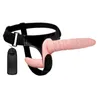 Harnais Ultra élastique Double gode vibrateurs Strapon réalistes produits érotiques jouets sexuels pour femmes adultes 18 atelier d'usinage 216200009