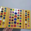 Palette di ombretti di colore brillante a lunga durata impermeabile Trucco Matte Shimmer 64 colori Tavolozza di polvere pressata Cosmetici Facile da indossare DHL Free