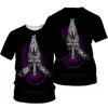 T-shirts pour hommes 3D Cross Print Hommes T-shirt Jésus 2021 Été O Cou T-shirts à manches courtes Tops Style chrétien Vêtements masculins Fashio312H