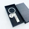 Napęd ze stali nierdzewnej Safe Letter Brelok Potrzebuję Ciebie tutaj ze mną Klucz Ring Car Key Chain dla miłośników Pary G1019