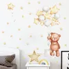 Vägg klistermärken ballong stjärnor tecknad barn barn rum hem dekoration tapet Living bedroom decals plantskräp klistermärke