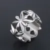 Trouwringen David Star Ring Man Titanium Staal Wijsvinger Luxe Goud Zilver Kleur Mode-sieraden Accessoires Geschenk 20217414865