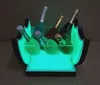 Ice Bucket LED Wine Bucket Charging Acryl Champagne Beer Holder Bar Tools Decorations 7 Färger blinkar