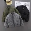 Boys' coat thickened new warm cotton jacket in autumn and winter Children's winter cotton padded jacket