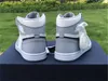Authentieke 1 hoge og wolf grijze jurk schoenen zeil photon stof witte lage sport sneakers met originele doos tas