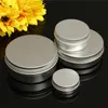 5-100ml Empty Aluminium Cosmetic Pot Jar Tin Container Box Screw Lid Craft