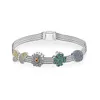 S925 argent couleur bracelet ensemble bricolage avec luxe original femmes bracelet charmes bijoux cadeaux pour les femmes