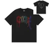 Revenge Summer Mens Designers Tees Футболки из 100% хлопка Модные повседневные пары Футболка с короткими рукавами Удобная мужская женская футболка SMOKE