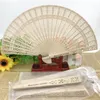 Yeni Çin Sandal Ahşap Düğün Fan Kişiselleştirilmiş El Katlanabilir Ahşap Fan Organze Çanta Deniz Nakliye ZZB8689
