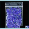 Nail Salon Health & Beautynail Art Decorations 1000Pc/Bag M Jelly Resin Rhinestones Flat-Back Ab Color Crystal Strass 3D Charms Gems Manicur
