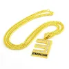 Ketten Ankunft Bling Gold Cuban Chain Halskette Schmuck für Männer Kristall Hip Hop Basketball Legende Nummer 23 Halsketten Anhänger Anhänger