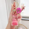 Floating Creative Care Cine Cele Key Subbersant -Keychain Party Favor Ai liquid Bottle Fruit Keyring Grantfob Keyfob per donne K1031443170