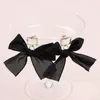 Stud Gift Girls Ladies Wedding Lace Bow Earrings Jewelry Bowknot Party Accessories