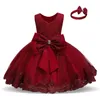 vestido de princesa rojo para el baile