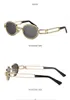 2021 Metal Diamond Sunglasses Sungles Fashion Moda Vintage Steampunk Cadeia redonda UV400 Olhos oculares óculos de sol3017846