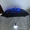 Parapluies 16Supply LED Light UV Umbrel avec fonction Luminal Decorative for Pographie Performance Performance Decor3105141