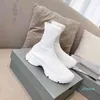 Designer botas elásticas meias sapatos mulheres verão fino salto alto esportes casuais casal sapato respirável soled grossa malha