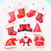 DIY Resin Christmas Socks Clothes Mobile Phone Case Beauty Materials Jewelry Accessories HH21-796