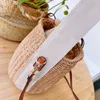 2021 Leisure Hightend Women Fresh Straw Bag سلة سلة كبيرة جدًا من مزاج الموضة العلامة المخصصة العلامة التجارية المخصصة