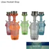 Acrylic Hookah 26.5x10.5cm Shesa Pipe Cup Set med LED-ljus Narguile Completo Chicha Bowl Vattenslang Rökning Shisha Accessorie