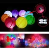 50 pcs/lot Mini petit ballon LED Flash lampe papier lanterne pour noël fête de mariage décor lumière BZ 211109