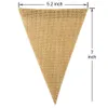 2021 NEW 15pcs Flag Burlap Banner, DIY Decoration for Wedding, Baby Shower and Party