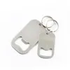 Portable Stainless Steel Beverage Beer Bottle Opener Keychain Kitchen Tools for Bar Restaurant Hiking Camping