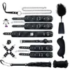 NXY SM Bondage SM Sex Toys Vrouwen Stellen Bondage Bondage Set Handboeien Games Zweep Gag BDSM Kit Yshop Erotische Accessori 1126