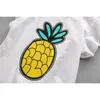 Baby meisje kleding set casual kleding meisjes zomer kinderkleding ananas printen 210611