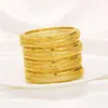 Bangle Trendy Gold 60mmöppnad för kvinnor Utsökta Dubai Bride Bröllop Etiopiska Armband Afrika Smycken Party Presenter