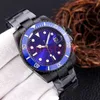 HJD Modehorloge Keramische Bezel Rvs Strap Cerachrom Zwart Groene Bezel Automatic Rose Gold Men Horloges Water Proof Rolx Diving Horloges Submarine